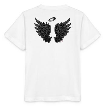 Fallen Angelwings Angel wings Wings Engelschen - Stanley/Stella MINI CREATOR Kids’ T-Shirt - white - Back - Maike (125cm)