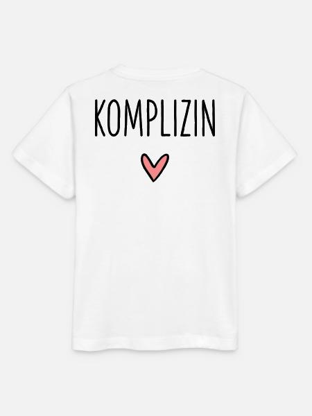 Komplizin Herz Geschenk Freundschaft Liebe - Stanley/Stella Kinder T-Shirt MINI CREATOR - Weiß