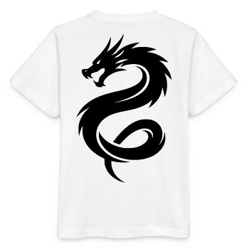 Asian Dragon - Stanley/Stella MINI CREATOR Kids’ T-Shirt - white - Back - Maike (125cm)