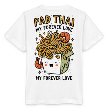 Boîte de nouilles porte-bonheur Pad Thai - T-shirt bio MINI CREATOR Stanley/Stella Enfant - blanc - Dos - Maike (125cm)