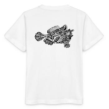 Little cute frogfish - Stanley/Stella MINI CREATOR Kids’ T-Shirt - white - Back - Maike (125cm)