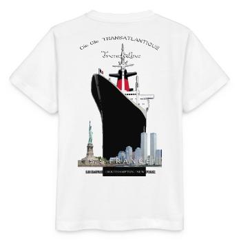 LINER FRANKREICH NEW YORK Louis RUNEMBERG © Adagp - Stanley/Stella Kinder T-Shirt MINI CREATOR  - Weiß - Hinten - Maike (125cm)