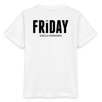 Son vendredi - T-shirt bio MINI CREATOR Stanley/Stella Enfant - blanc - Dos - Maike (125cm)