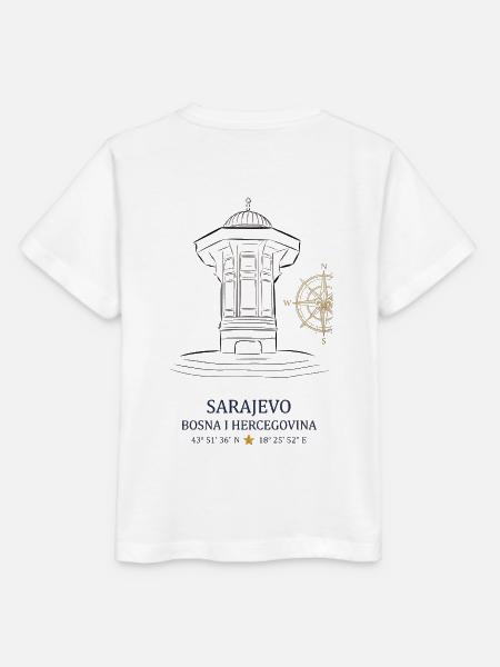 Sarajevo Sebilj - Stanley/Stella Kinder T-Shirt MINI CREATOR  - Weiß