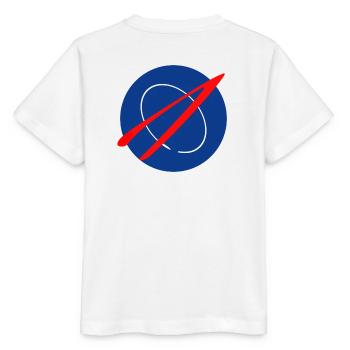 Space Patch - Stanley/Stella MINI CREATOR Kids’ T-Shirt - white - Back - Maike (125cm)