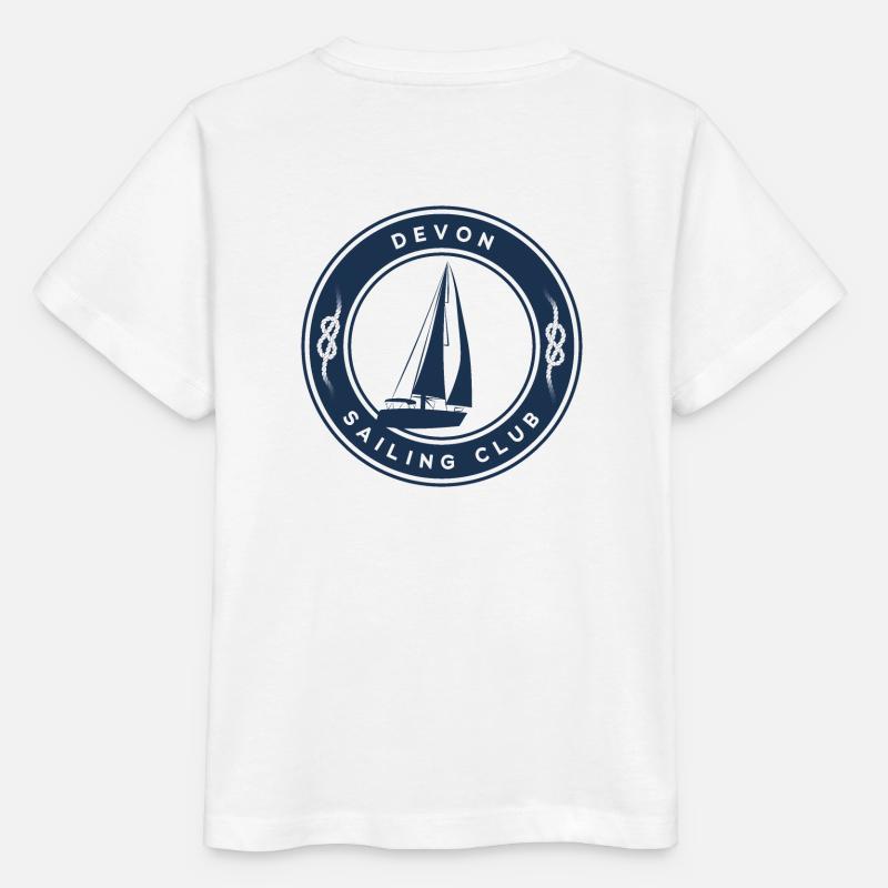 Devon sailing - Stanley/Stella MINI CREATOR Kids’ T-Shirt - white