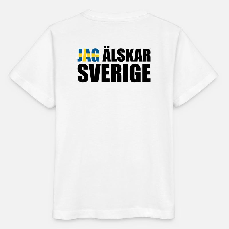 JAG ALSKAR SVERIGE - T-shirt bio MINI CREATOR Stanley/Stella Enfant - blanc
