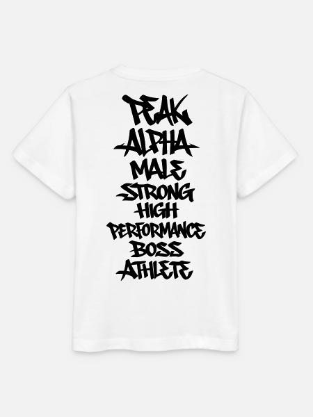 PEAK ATHLETE - Stanley/Stella Kinder T-Shirt MINI CREATOR - Weiß