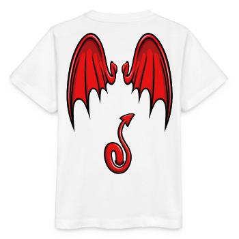 Je suis un petit diable - T-shirt bio MINI CREATOR Stanley/Stella Enfant - blanc - Dos - Maike (125cm)