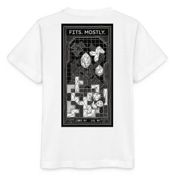 GRIDVOID - Stanley/Stella Kinder T-Shirt MINI CREATOR  - Weiß - Hinten - Maike (125cm)