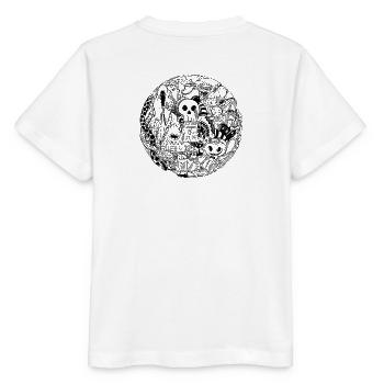 T-shirt d’Halloween - T-shirt bio MINI CREATOR Stanley/Stella Enfant - blanc - Dos - Maike (125cm)
