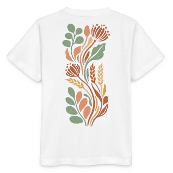 Autumn Vibes - Stanley/Stella Kinder T-Shirt MINI CREATOR  - Weiß - Hinten - Maike (125cm)