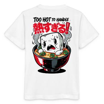 Scharfer Tofu im Ramen - Stanley/Stella Kinder T-Shirt MINI CREATOR  - Weiß - Hinten - Maike (125cm)