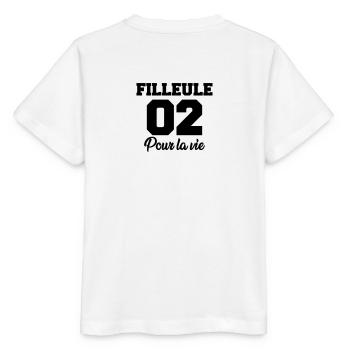 filleule 02 pour la vie - Stanley/Stella MINI CREATOR Kids’ T-Shirt - white - Back - Maike (125cm)