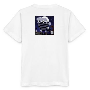 Prisonniers dans l’ombre dans le cimetière - T-shirt bio MINI CREATOR Stanley/Stella Enfant - blanc - Dos - Maike (125cm)