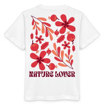 Amoureux de la nature - T-shirt bio MINI CREATOR Stanley/Stella Enfant - blanc - Dos - Maike (125cm)