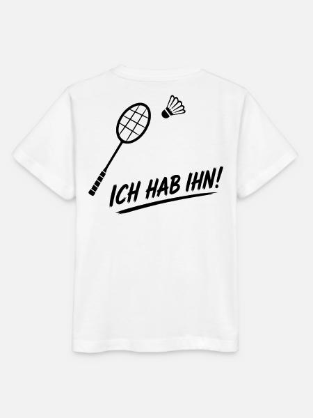 Badminton Spruch - Stanley/Stella Kinder T-Shirt MINI CREATOR - Weiß