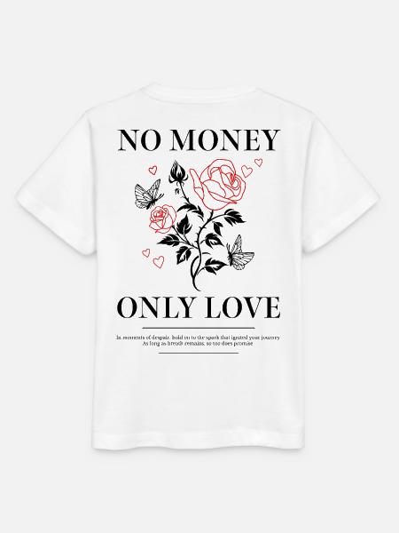No Money Only Love – Minimalistisches Liebes-State - Stanley/Stella Kinder T-Shirt MINI CREATOR - Weiß
