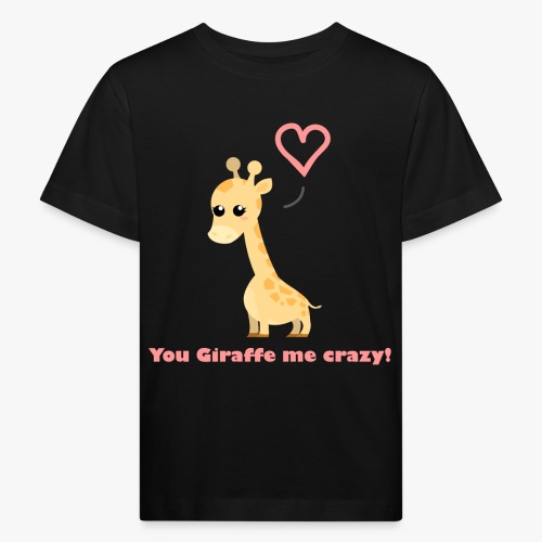 Giraffe Me Crazy - Organic t-shirt til børn