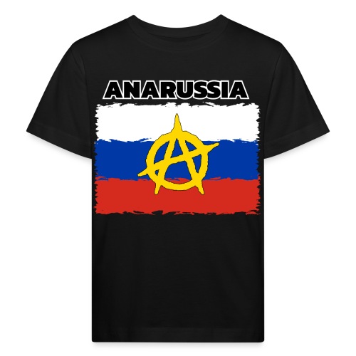 Anarussia Russia Flag Anarchy - Kinder Bio-T-Shirt