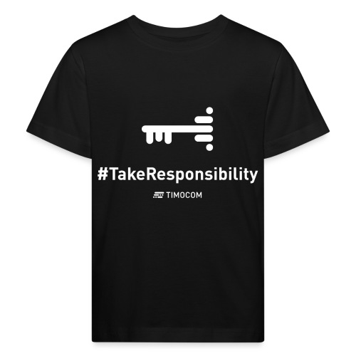 TakeResponsibility white - Ekologiczna koszulka dziecięca