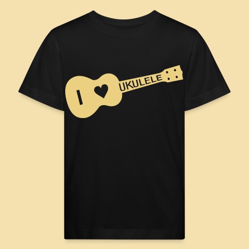 I love UKULELE - Kinder Bio-T-Shirt