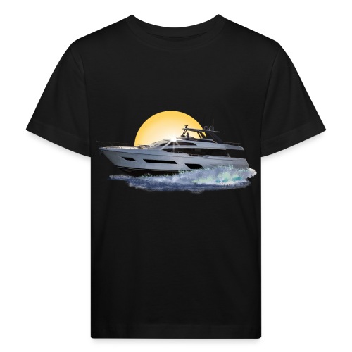 Motorboot - Kinder Bio-T-Shirt
