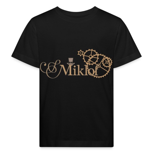 miklof logo gold outlined 3000px - Kids' Organic T-Shirt