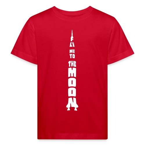 Fly me to the moon - Kinderen Bio-T-shirt