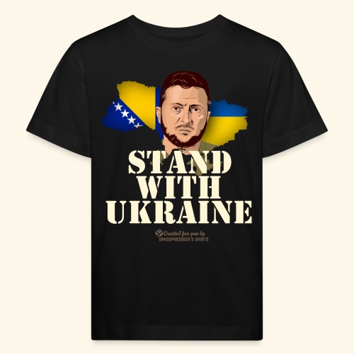 Ukraine Bosnia Herzegovina - Kinder Bio-T-Shirt
