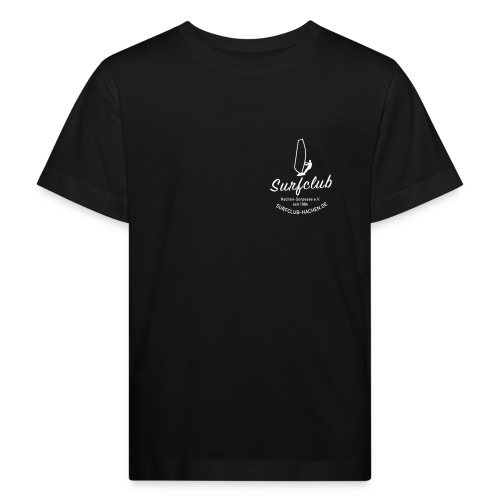 logo_surfclub_weiss_RZ - Kinder Bio-T-Shirt