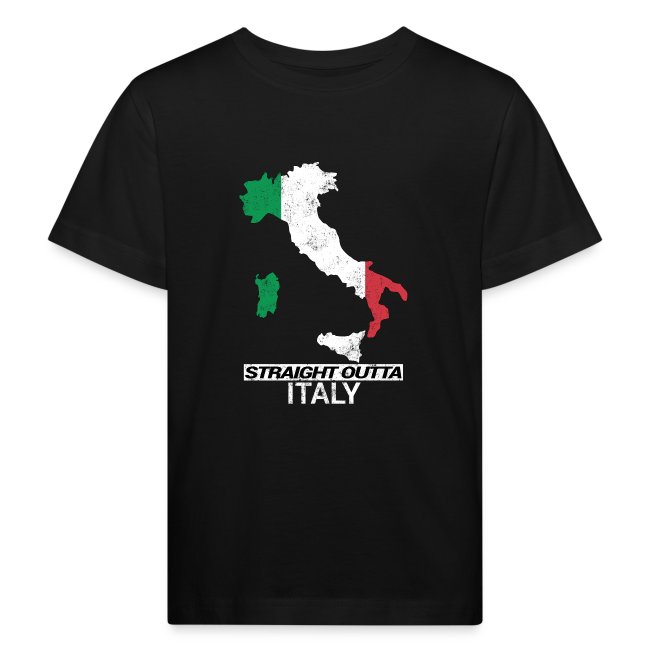 Straight Outta Italy (Italia) country map flag