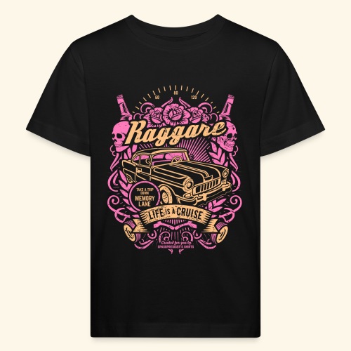 Raggare Schweden Greaser Culture T Shirt Design - Kinder Bio-T-Shirt