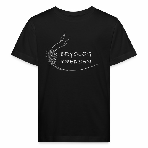 Bryologkredsen - hvidt logo - Organic t-shirt til børn