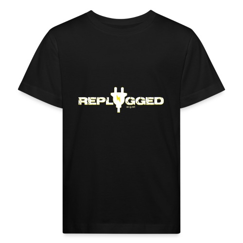 Replugged - Clip Art White - Kids' Organic T-Shirt