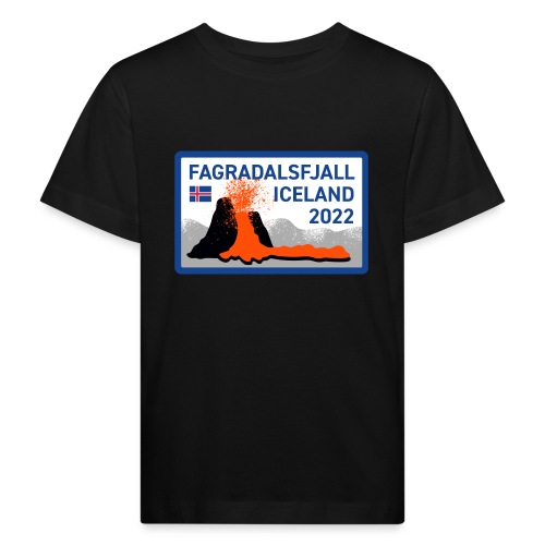HUH! Fagradalsfjall 2022 #06 (Full Donation) - Kids' Organic T-Shirt
