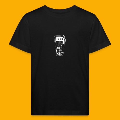 Dat Robot: Support this cute face - Kinderen Bio-T-shirt