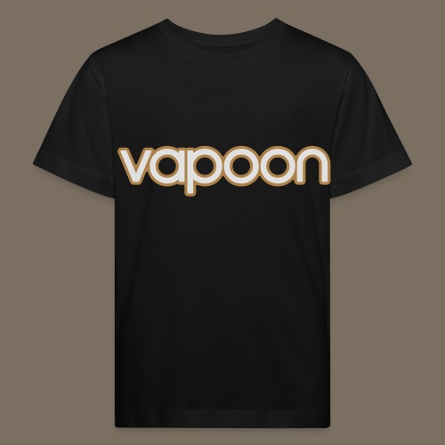 Vapoon Logo simpel 2 Farb - Kinder Bio-T-Shirt