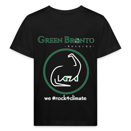 Green Bronto Records, we #rock4climate - Kinder Bio-T-Shirt