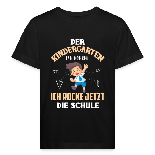 Der Kindergarten Ist Vorbei - Kinder Bio-T-Shirt