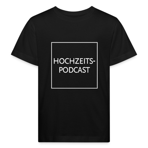 Hochzeits-Podcast - Logo weiss - Kinder Bio-T-Shirt