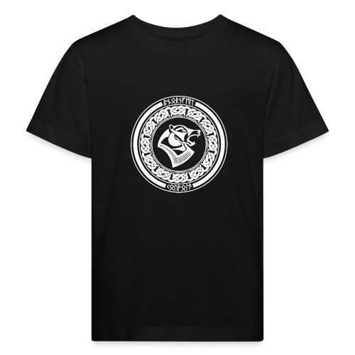 BjörnfellRisingWhite - Lasten luonnonmukainen t-paita