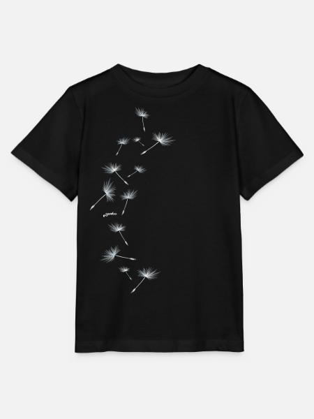 Pusteblume Design 5 - Stanley/Stella Kinder T-Shirt MINI CREATOR - Schwarz