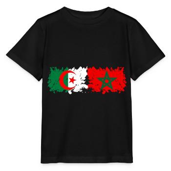 Marokko Algerien - Stanley/Stella Kinder T-Shirt MINI CREATOR  - Schwarz - Vorne - Mikhail (115cm)