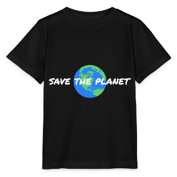Umweltschutz - Stanley/Stella Kinder T-Shirt MINI CREATOR  - Schwarz - Vorne - Mikhail (115cm)