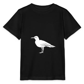 mouette - T-shirt bio MINI CREATOR Stanley/Stella Enfant - noir - Devant - Mikhail (115cm)