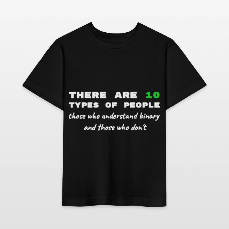 Binär Code lustige Sprüche Computer Computerarbeit Stanley/Stella Kinder T-Shirt MINI CREATOR 