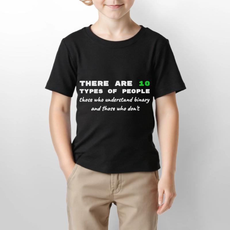 Binär Code lustige Sprüche Computer Computerarbeit Stanley/Stella Kinder T-Shirt MINI CREATOR 