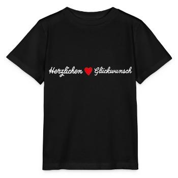 Herzlichen Glückwunsch - Stanley/Stella Kinder T-Shirt MINI CREATOR  - Schwarz - Vorne - Mikhail (115cm)