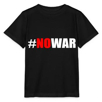 No war - Stanley/Stella Kinder T-Shirt MINI CREATOR  - Schwarz - Vorne - Mikhail (115cm)